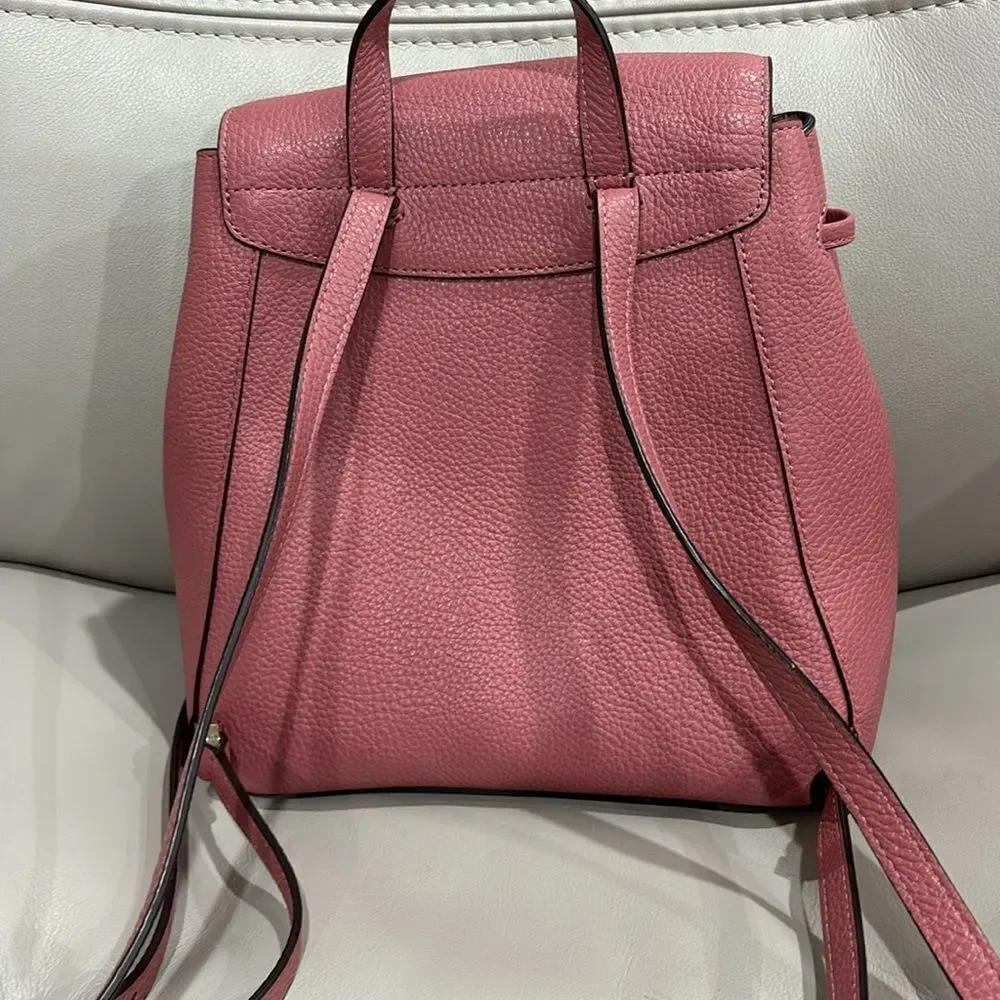 NWOT Kate Spade Leila Medium Backpack Pink - Picture 3 of 9